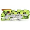 WAGO TOPJOB S 2116 Series Earth Terminal Block Yellow Green 16mm² 1-Level Cage Clamp IECEx/ATEX 2116-1307