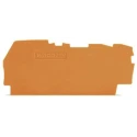 WAGO TOPJOB S 2102 Series End & Intermediate Plate for Use with 2102 Series Terminal Blocks, IECEx 2102-1392