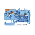 WAGO TOPJOB S, 2102 Series Feed Through Terminal Block Blue 2.5mm² 1-Level Cage Clamp IECEx/ATEX 2102-5204