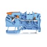 WAGO TOPJOB S, 2102 Series Feed Through Terminal Block Blue 2.5mm² 1-Level Cage Clamp IECEx/ATEX 2102-5204