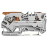 WAGO Feed Through Terminal Block TOPJOB S Series 2106-5201 Grey, 6mm², 1-Level, Cage Clamp, 800V, 41A, IECEx/ATEX 2106-5201