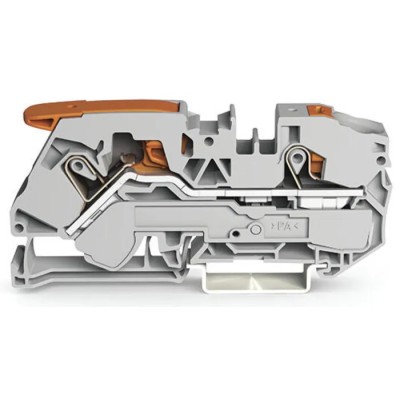 WAGO TOPJOB S, 2116 Series Feed Through Terminal Block Grey 16mm² 1-Level Cage Clamp IECEx/ATEX 2116-5201