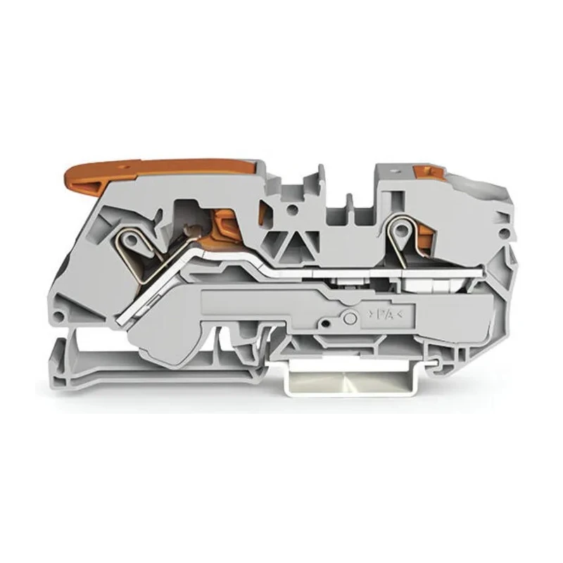 WAGO TOPJOB S, 2116 Series Feed Through Terminal Block Grey 16mm² 1-Level Cage Clamp IECEx/ATEX 2116-5201
