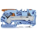 WAGO TOPJOB S 2106 Series Feed Through Terminal Block 6mm², 1-Level, Cage Clamp, Blue, IECEx/ATEX Certified 2106-5204