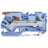 WAGO TOPJOB S 2106 Series Feed Through Terminal Block 6mm², 1-Level, Cage Clamp, Blue, IECEx/ATEX Certified 2106-5204