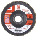 RS PRO Zirconium Flap Disc 125 mm Medium Grade P60 Grit Maximum 12250 RPM Quick Change 5 Per Pack 184-9846