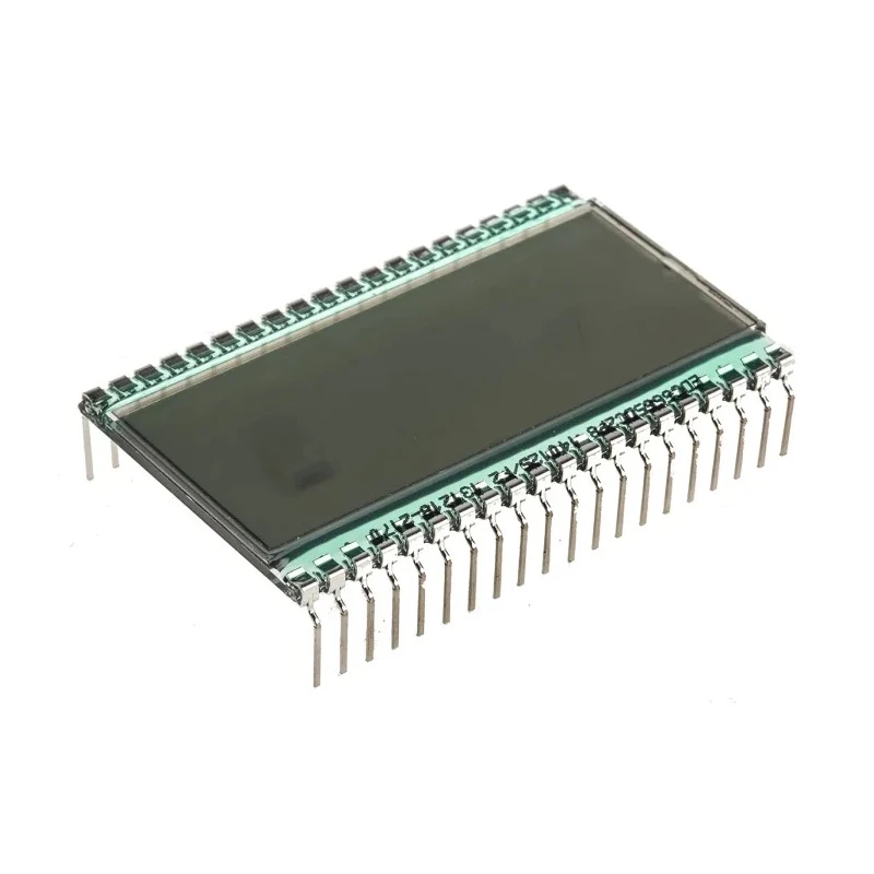 RS PRO 7 Segment LED LCD Monochrome Display, Black on Grey, 1 Row By 4 1/2 Characters 185-0187
