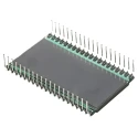 RS PRO 7 Segment LED LCD Monochrome Display, Black on Grey, 1 Row By 4 1/2 Characters 185-0187