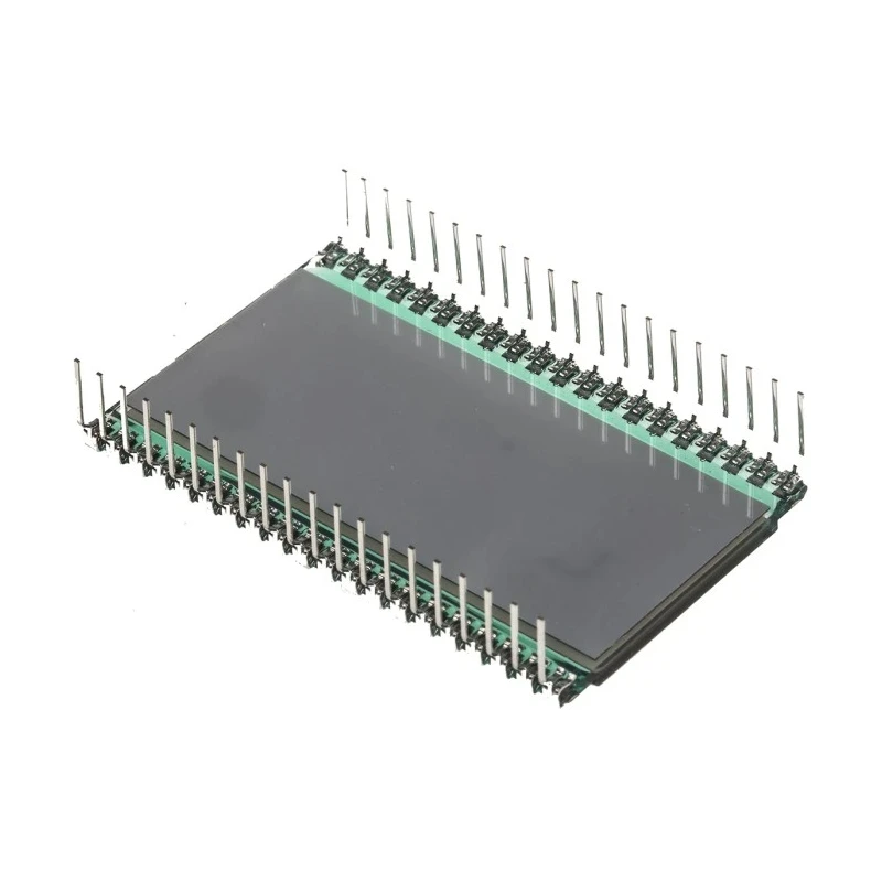 RS PRO 7 Segment LED LCD Monochrome Display, Black on Grey, 1 Row By 4 1/2 Characters 185-0187