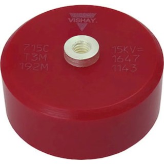 Vishay Single Layer Ceramic Capacitor 1 nF 27kV dc ±20 % N4700 Dielectric Screw Mount 85 °C Max Op. Temp. 715C40KTD10