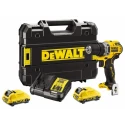 DeWALT XR Brushless Sub-Compact Cordless Drill Driver 12 V 250 W 10 mm Keyless Chuck 57.5 Nm Torque DCD701D2-GB