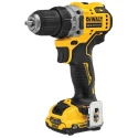 DeWALT XR Brushless Sub-Compact Cordless Drill Driver 12 V 250 W 10 mm Keyless Chuck 57.5 Nm Torque DCD701D2-GB