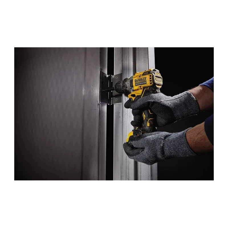DeWALT XR Brushless Sub-Compact Cordless Drill Driver 12 V 250 W 10 mm Keyless Chuck 57.5 Nm Torque DCD701D2-GB