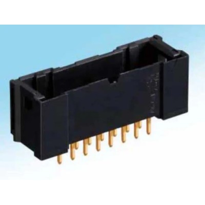 Hirose DF51 Series Straight Through Hole PCB Header 16 Contacts 2 mm Pitch 2 Row Shrouded 