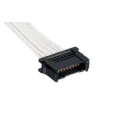 Hirose Male Connector Housing 2 mm Pitch 10 Way 2 Row Straight Cable Mount DF51 