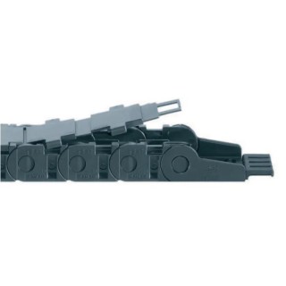 Igus Polymer Cable Trunking Accessory Cable Chain Mounting Bracket 15/10 Series Black 24mm Height 48.5mm Width 1038.12P