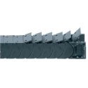 Igus Black Polymer Cable Trunking e-chain W50mm x D35 mm, Length 1 m, 75 mm Minimum Bend Radius W50mm