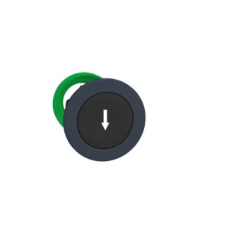 Schneider Electric Harmony Series Black Momentary Push Button Head 30 mm Cutout, IP69K, IP67, IP66 ZB5FA335
