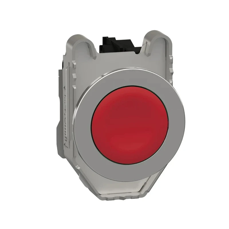 Schneider Electric Harmony XB4 Series Push Button Switch Red LED Spring Return Panel Mount 30 mm Cutout SPST 600 V XB4FA42