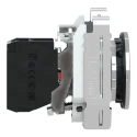 Schneider Electric Harmony XB4 Series Push Button Switch Red LED Spring Return Panel Mount 30 mm Cutout SPST 600 V XB4FA42