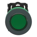 Schneider Electric Harmony Series Illuminated Push Button Switch Spring Return Panel Mount 30 mm Cutout SPDT Green XB5FW33B5