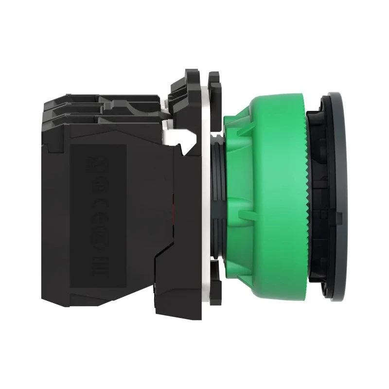 Schneider Electric Harmony Series Illuminated Push Button Switch Spring Return Panel Mount 30 mm Cutout SPDT Green XB5FW33B5