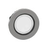 Schneider Electric Harmony Series White Flush Round Push Button Head 30.5mm Cutout IP69K, IP69, IP67, IP66 ZB4FV013