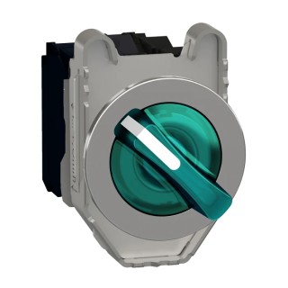 Schneider Electric Selector Switch SPDT 2 Positions Illuminated 30 mm Cutout Diameter XB4FK123G5