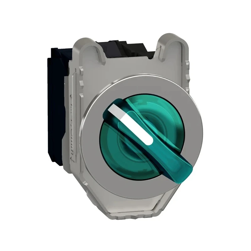 Schneider Electric Selector Switch SPDT 2 Positions Illuminated 30 mm Cutout Diameter XB4FK123G5