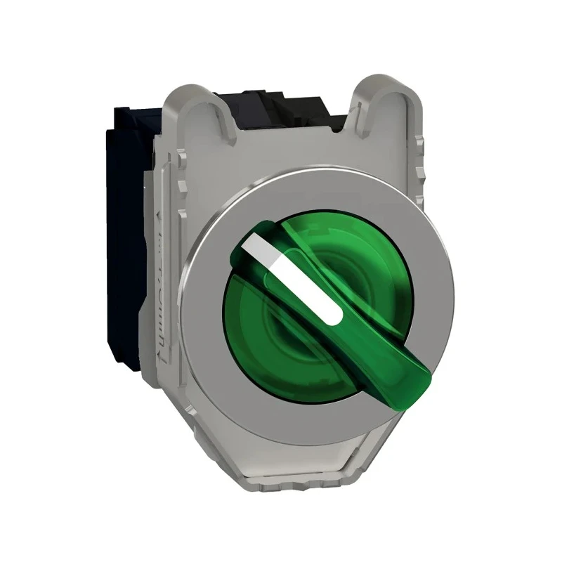 Schneider Electric Illuminated Selector Switch SPDT 3 Positions 30mm Cutout Diameter Harmony XB4 XB4FK133B5