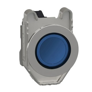 Schneider Electric Flush Blue LED Pilot Light Harmony, 30 mm Cutout, 21.6 V ac, 26.4 V ac, 19.2 V dc, 30 V dc, IP67 XB4FVB6