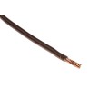 RS PRO 6491X Series Brown Hook Up Wire, 7/1.7 mm Core Strands, 50 m Length, Polyvinyl Chloride Jacket, 450/750 V 185-3914