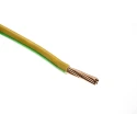 RS PRO 6491X Series Green Yellow Hook Up Wire 7x2.14 mm Copper Conductor 50 m PVC Jacket 450-750V 70°C 185-3918