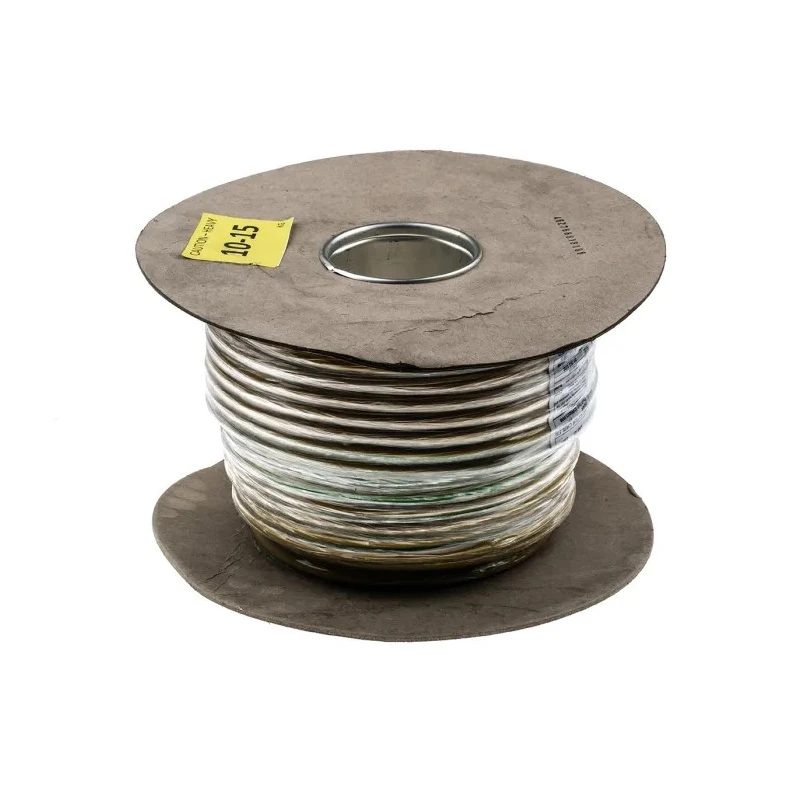 RS PRO 6491X Series Green Yellow Hook Up Wire 7x2.14 mm Copper Conductor 50 m PVC Jacket 450-750V 70°C 185-3918