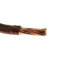 RS PRO 6491X Series Brown Hook Up Wire, 7/1.7 mm Core Strands, 50 m Length, Polyvinyl Chloride Jacket, 450/750 V 185-3914