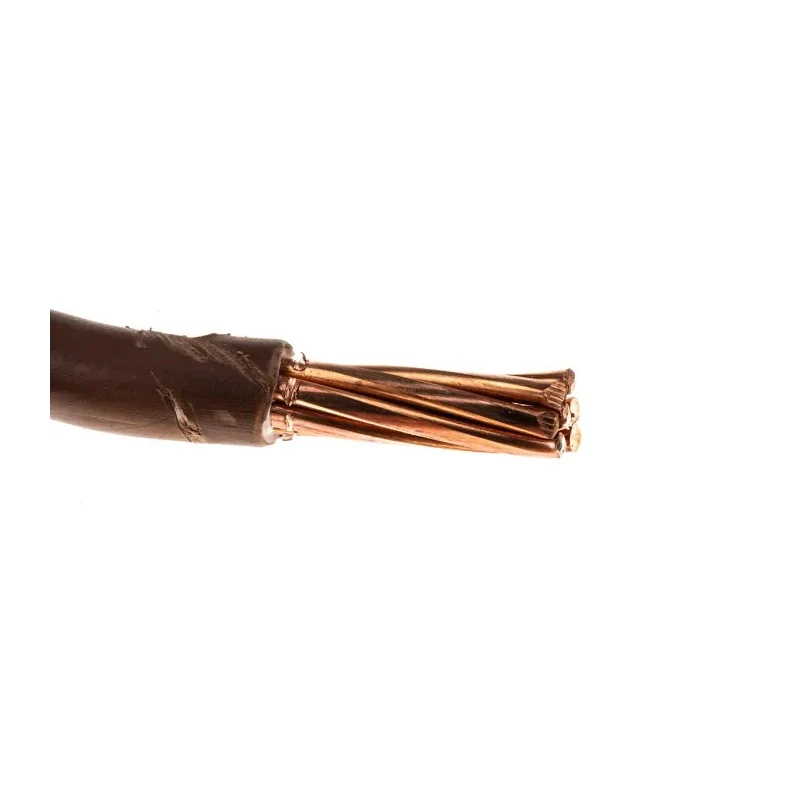 RS PRO 6491X Series Brown Hook Up Wire, 7/1.7 mm Core Strands, 50 m Length, Polyvinyl Chloride Jacket, 450/750 V 185-3914