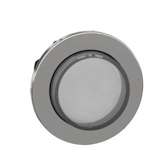 Schneider Electric Flush White LED Pilot Light Head Harmony 30 mm Cutout 240V IP66 IP67 IP66K IP69 Round ZB4FW113