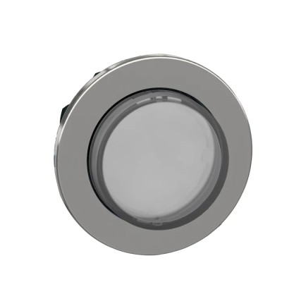 Schneider Electric Flush White LED Pilot Light Head Harmony 30 mm Cutout 240V IP66 IP67 IP66K IP69 Round ZB4FW113
