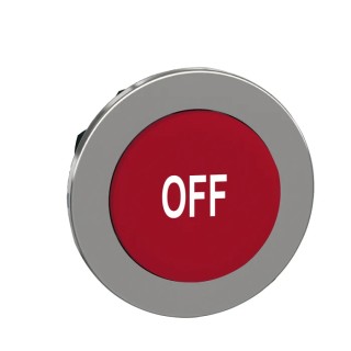Schneider Electric Harmony Series Red Round Momentary Push Button Head, 30 mm Cutout, Metal, IP69K IP67 IP66 ZB4FL435