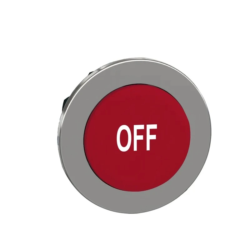 Schneider Electric Harmony Series Red Round Momentary Push Button Head, 30 mm Cutout, Metal, IP69K IP67 IP66 ZB4FL435