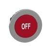 Schneider Electric Harmony Series Red Round Momentary Push Button Head, 30 mm Cutout, Metal, IP69K IP67 IP66 ZB4FL435