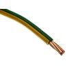 RS PRO 6491X Series Green Yellow Hook Up Wire, 7 x 2.52 mm Strands, 50 m Length, Polyvinyl Chloride Insulated 185-3926