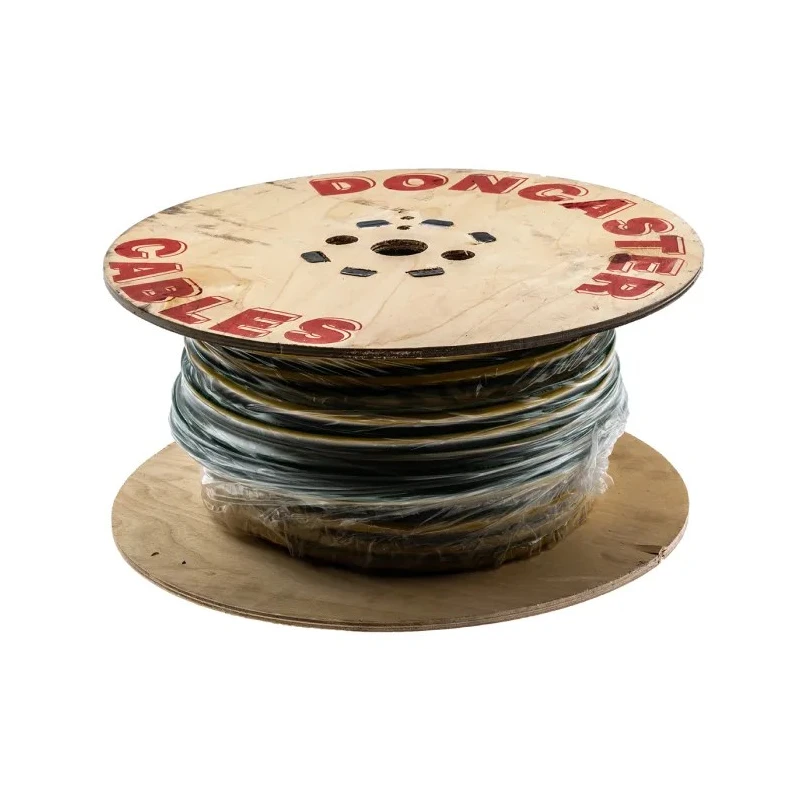 RS PRO 6491X Series Green Yellow Hook Up Wire, 7 x 2.52 mm Strands, 50 m Length, Polyvinyl Chloride Insulated 185-3926