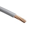 RS PRO Grey Hook Up Wire 7/2.52 mm Core Strands 50 m Thermoplastic Polyolefin Insulation 450, 750V 6491B 185-3986