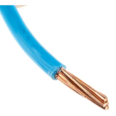 RS PRO 6491B Series Blue Hook Up Wire 7 x 2.14 mm Core Strands, 50 m Length, Thermoplastic Polyolefin Insulation 185-3969