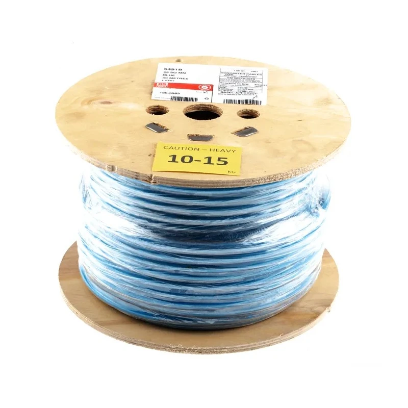 RS PRO 6491B Series Blue Hook Up Wire 7 x 2.14 mm Core Strands, 50 m Length, Thermoplastic Polyolefin Insulation 185-3969