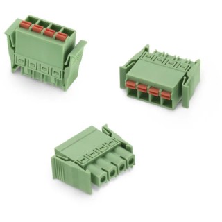 Wurth Elektronik WR-TBL Series Pluggable Terminal Block, 6-Contact, 5.08 mm Pitch, 1 Row, 16A, Screwless 691304530006