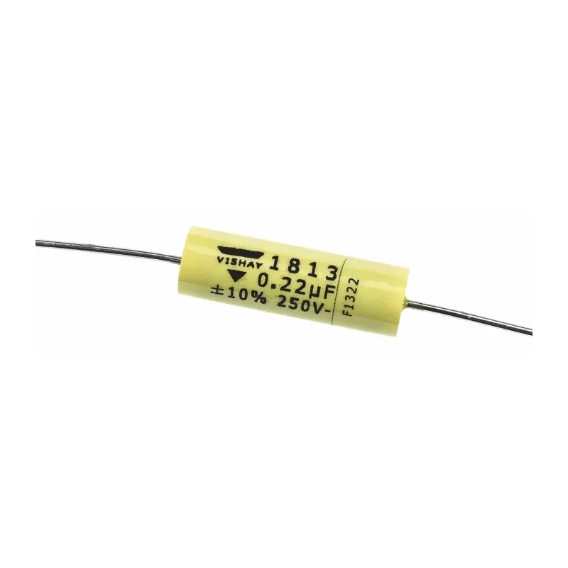 Vishay MKT 1813 Film Capacitor 220 nF 200V AC 630V DC Through Hole 2 Pin MKT181342255 MKT1813422255