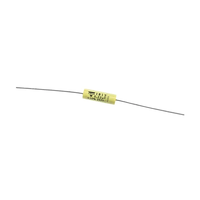 Vishay MKT 1813 Film Capacitor 220 nF 200V AC 630V DC Through Hole 2 Pin MKT181342255 MKT1813422255