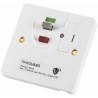 Timeguard 13A Switched Fused Spur BS7288:2016, BS1363-4 230V AC Metal Surface Mounted RCD RCD11WPVN